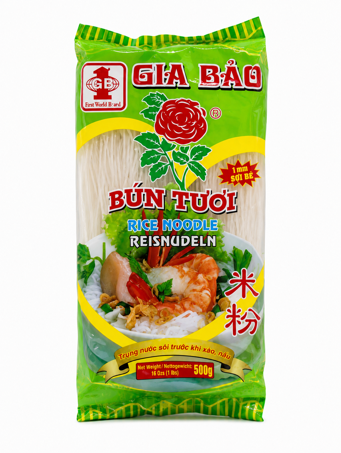 Reisnudeln Bun Tuoi Gia Bao 500 g (1mm)