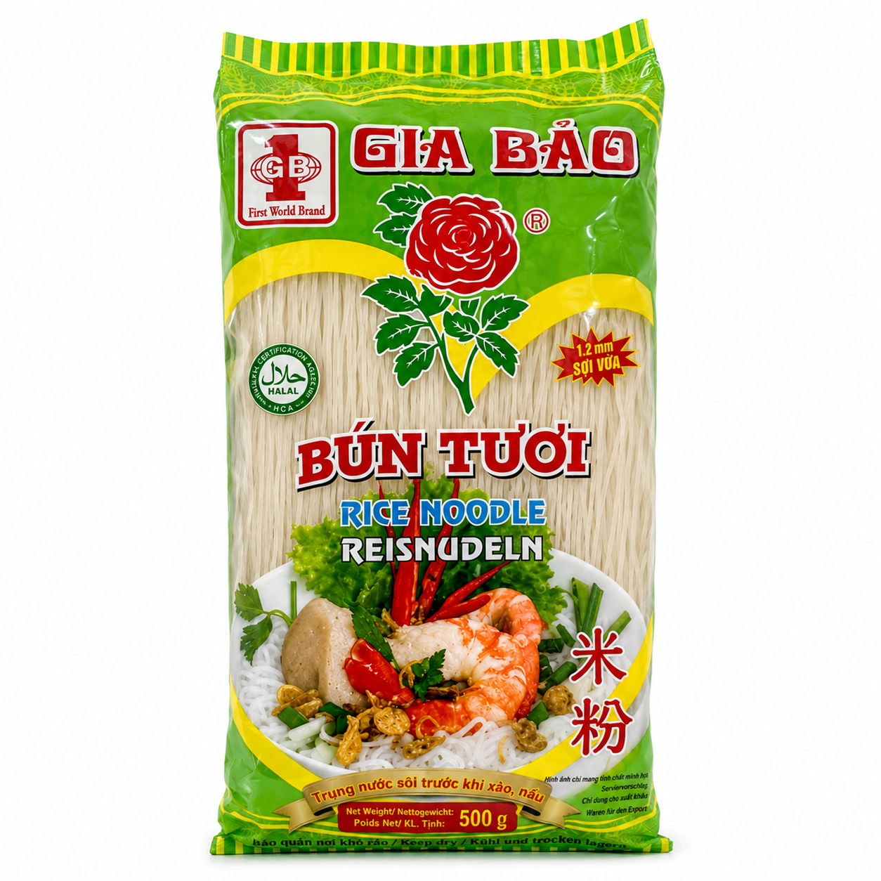 Reisnudeln Bun Tuoi Gia Bao 500 g (1,2mm)