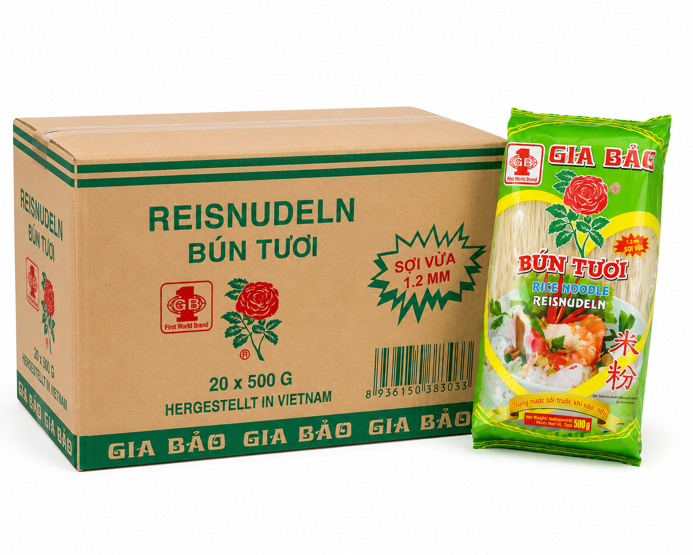 Bun Bong Hong Reisnudeln (Bun Tuoi) 500 g